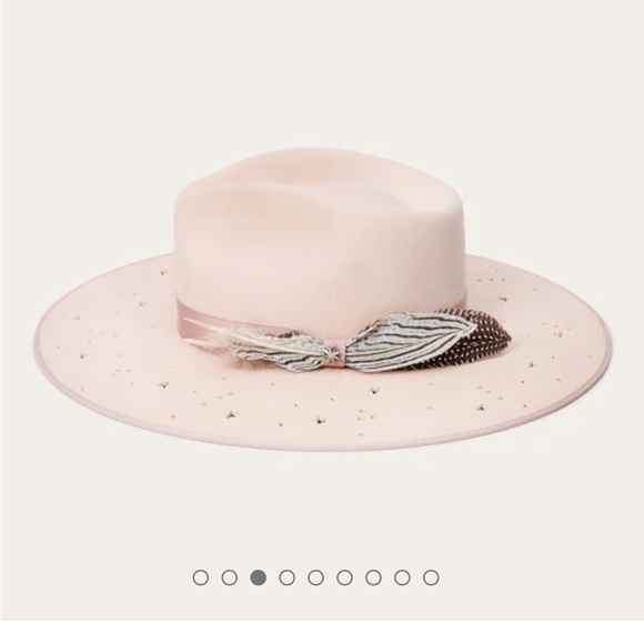 NEW Stetson Seeker Collection 'Night Sky' Cowboy Hat - Powder Pink Size S - Picture 14 of 14